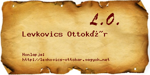 Levkovics Ottokár névjegykártya